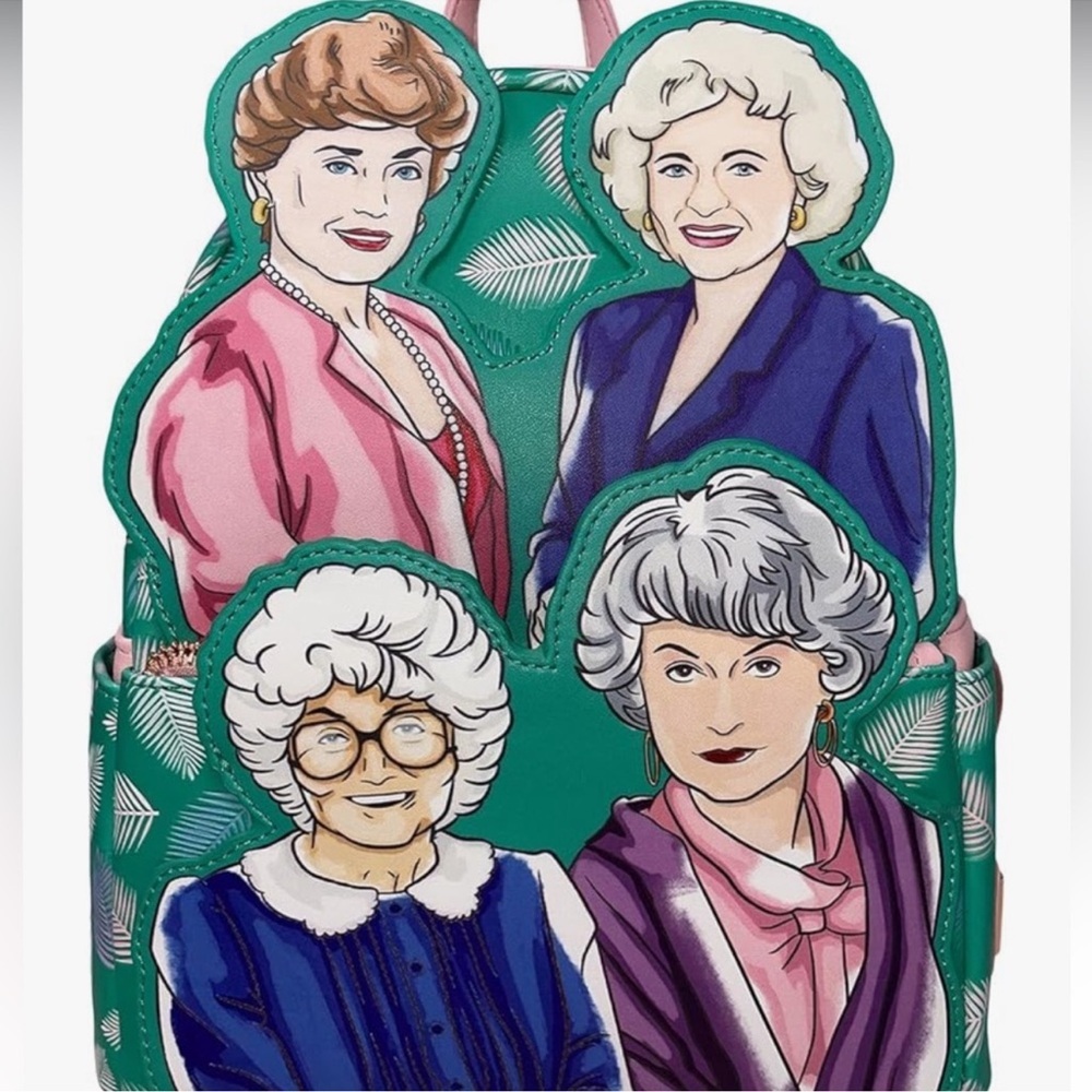 Loungefly The Golden Girls Television Show Stay Golden Mini Backpack